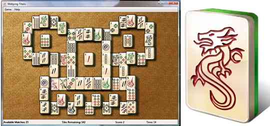 Mahjong Titans    Windows 7 -  4